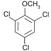 molekula 2,4,6, trichlóranizolu