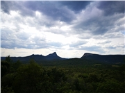 Pic Sain Loup pod ťažkou olovenou oblohou.....