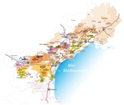 Mapa apelácií Languedocu