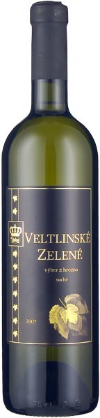 Veltl&iacute;nske zelen&eacute;, v&yacute;ber z hrozna, 2007, Vinkor 