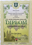 Riling vlašský 2020_strieborná medaila