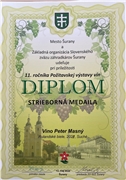 Rulandské biele 2020_strieborná medaila