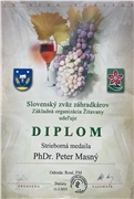 Frankovka modrá - Strieborná medaila - Žitavany 2023
