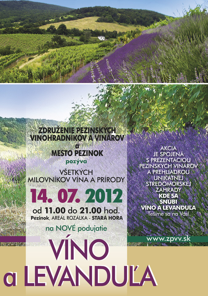 Víno a levanduľa